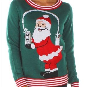 Tipsy Elves Santa Break the Internet Ugly Sweater